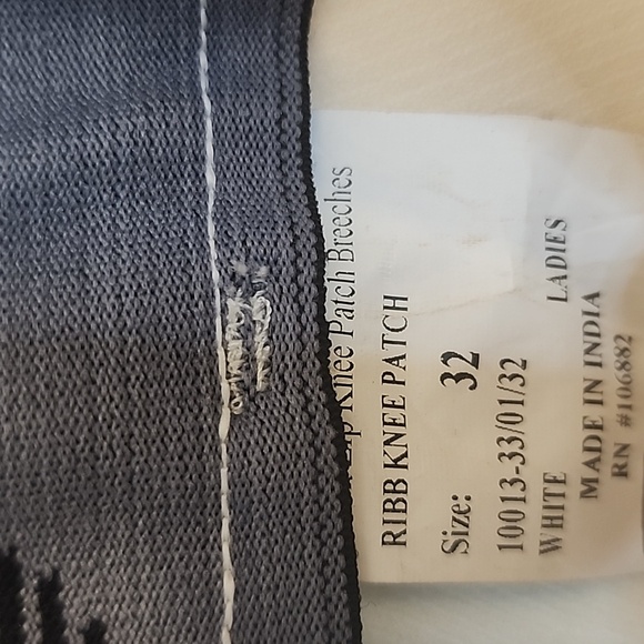 TuffRider women's white breeches. - Picture 8 of 8